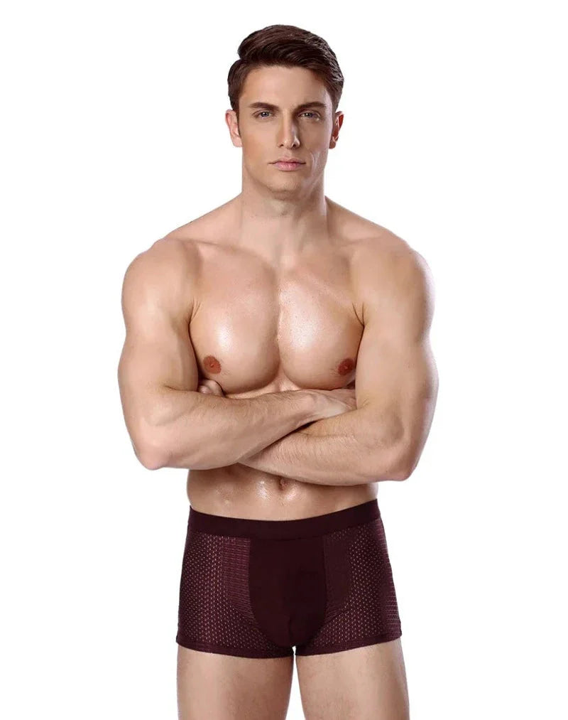 Herren Boxershorts aus Bambusfaser – atmungsaktiv & weich