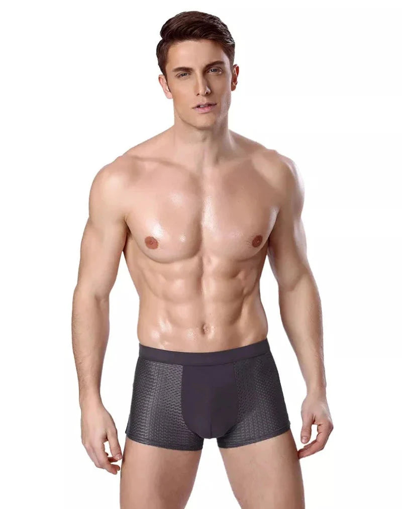 Herren Boxershorts aus Bambusfaser – atmungsaktiv & weich