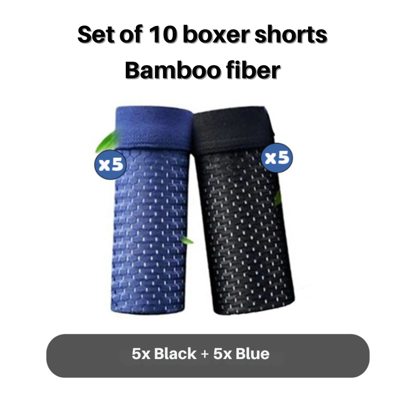 Herren Boxershorts aus Bambusfaser – atmungsaktiv & weich