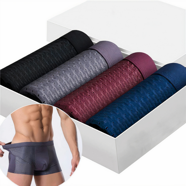 Herren Boxershorts aus Bambusfaser – atmungsaktiv & weich