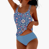 Bedrucktes Tankini-Set für Damen im Lässigen Stil für Strand und Schwimmbad
