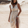 Damen Maxikleid Boho Elegant Sommer Freizeit
