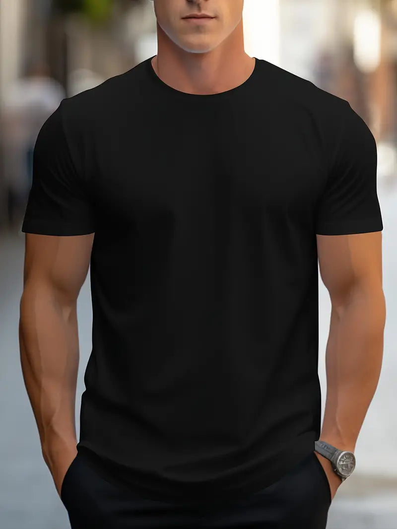 Elegantes Herren T-Shirt Regular Fit Freizeit