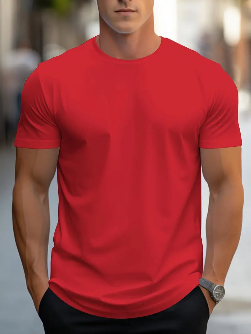 Elegantes Herren T-Shirt Regular Fit Freizeit