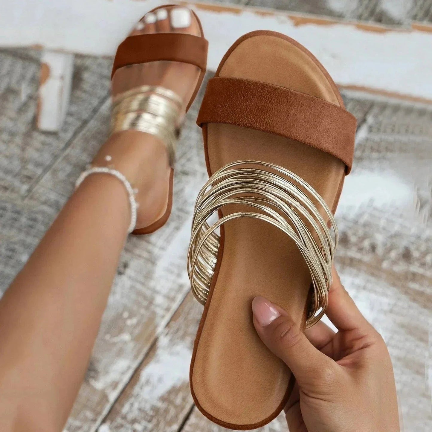 Bequeme Sandalen für Damen – Eleganter Komfort für jeden Tag