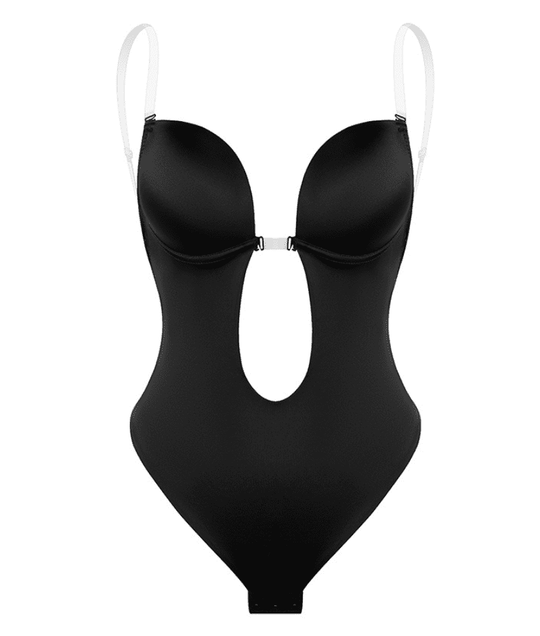 Body Damen Rückenfrei Elegant Slim Fit