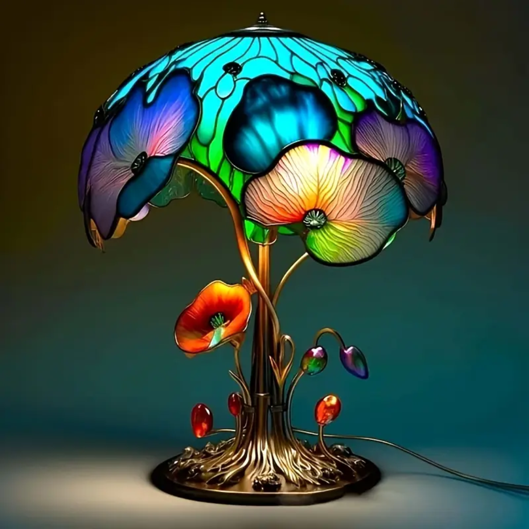 Bohemian Style Mushroom Floral Lamp