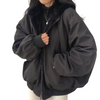 Sofia I Winterjacke Damen Figurschmeichelnd Mit Kapuze Und Taschen