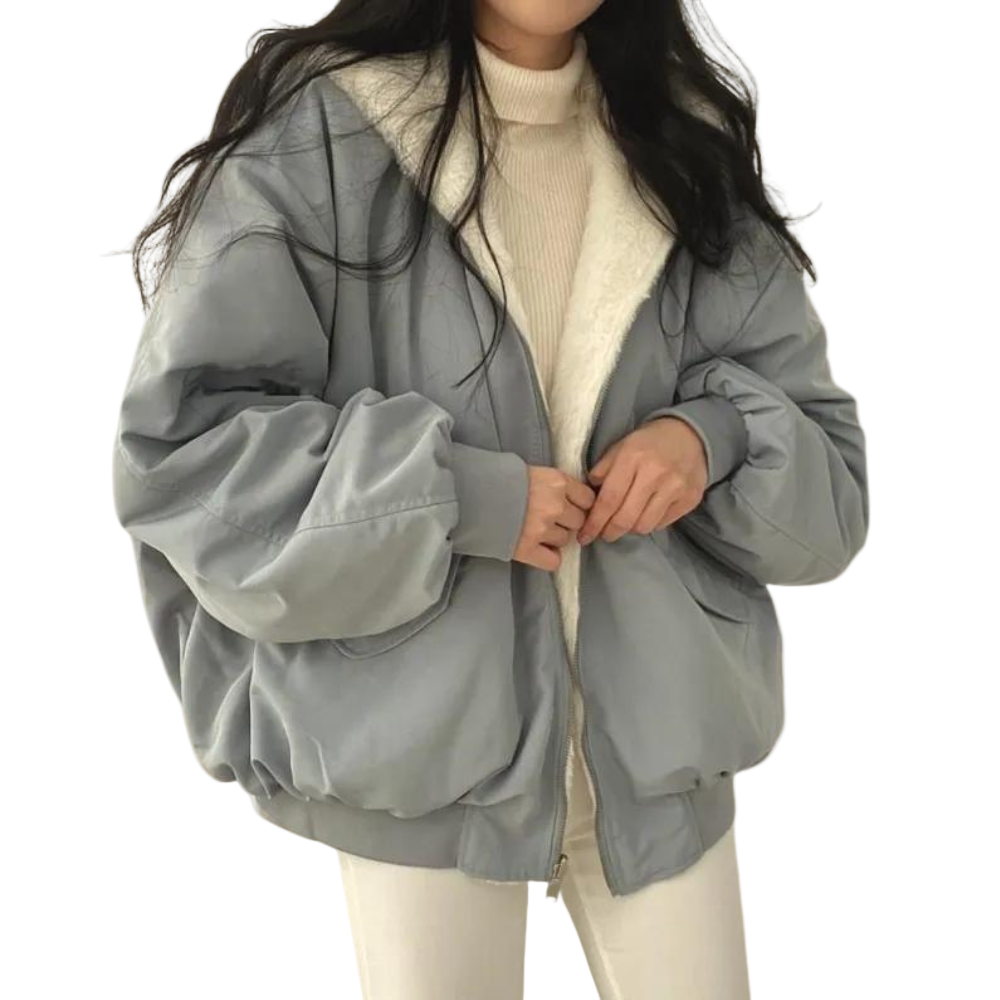 Sofia I Winterjacke Damen Figurschmeichelnd Mit Kapuze Und Taschen