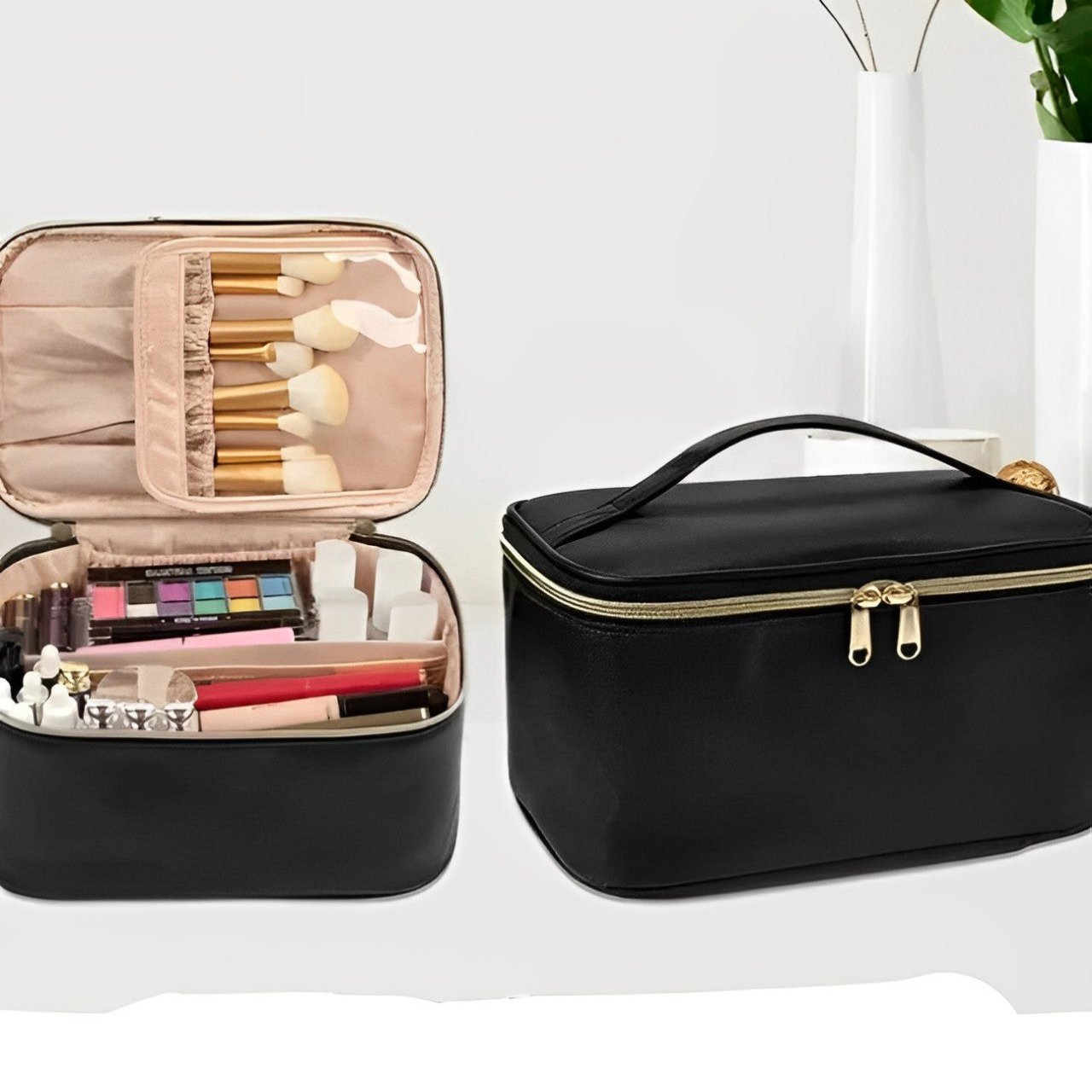 Stylische tragbare Reisetasche für Damen – ideal für Make-up und Kosmetik