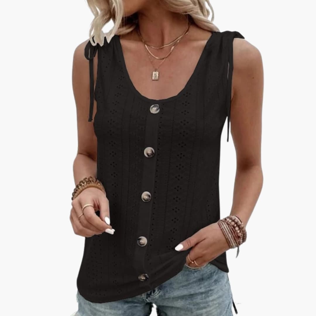 Casual Shirt Lang Damen mit Rundhalsausschnitt und Kurzen Ärmeln 0