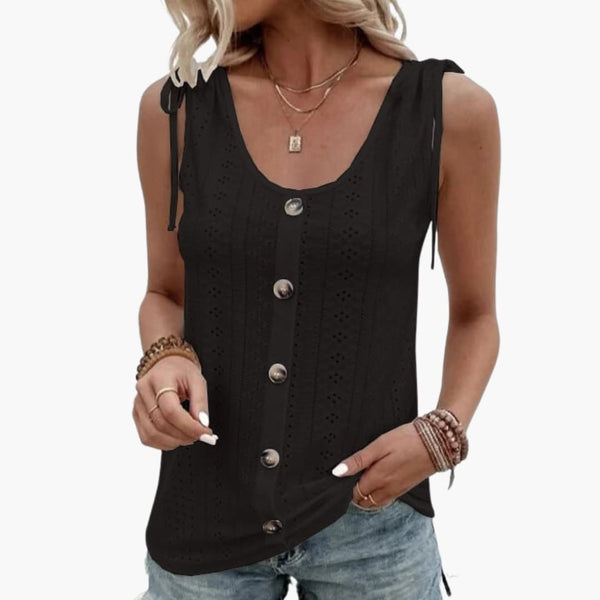 Casual Shirt Lang Damen mit Rundhalsausschnitt und Kurzen Ärmeln