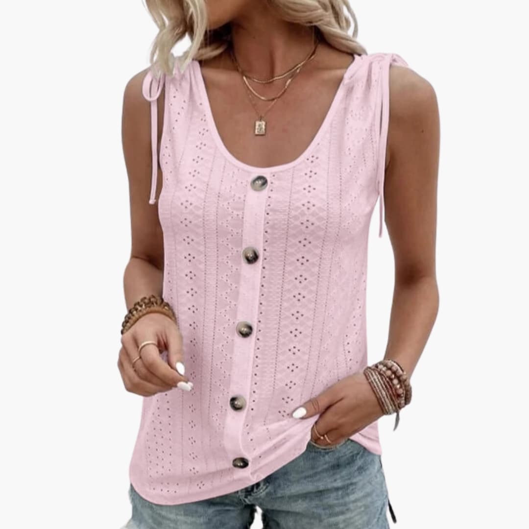 Casual Shirt Lang Damen mit Rundhalsausschnitt und Kurzen Ärmeln 3