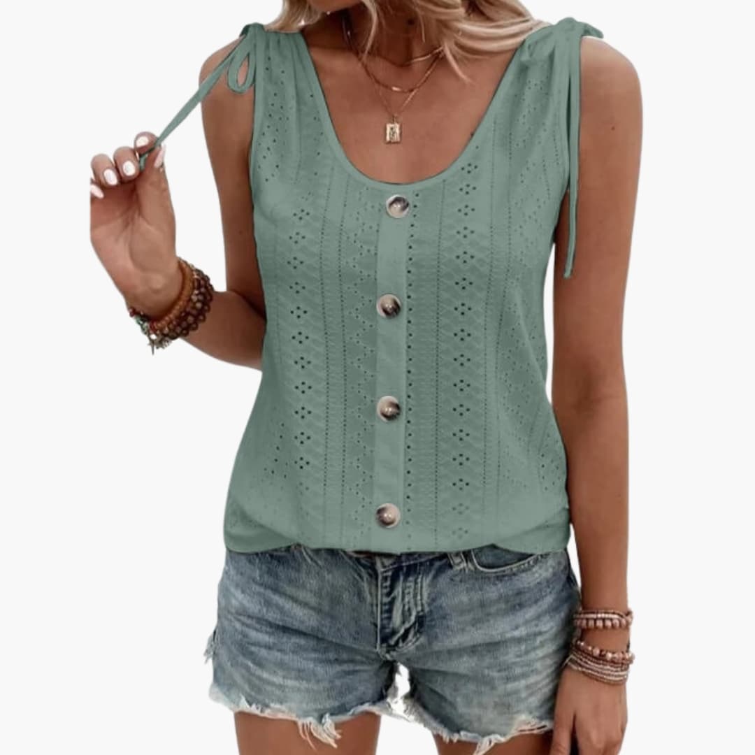 Casual Shirt Lang Damen mit Rundhalsausschnitt und Kurzen Ärmeln 5