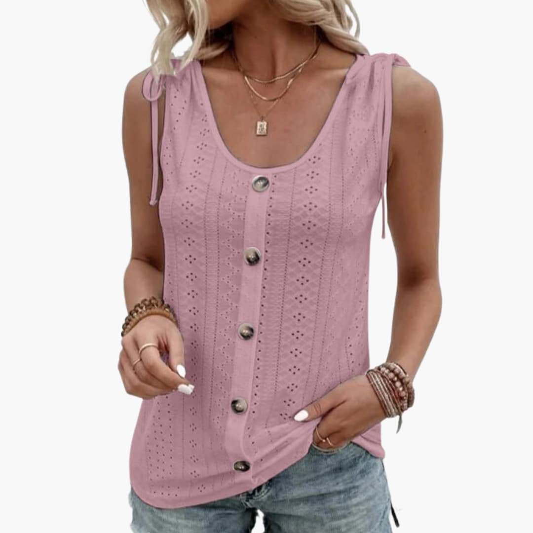 Casual Shirt Lang Damen mit Rundhalsausschnitt und Kurzen Ärmeln 7