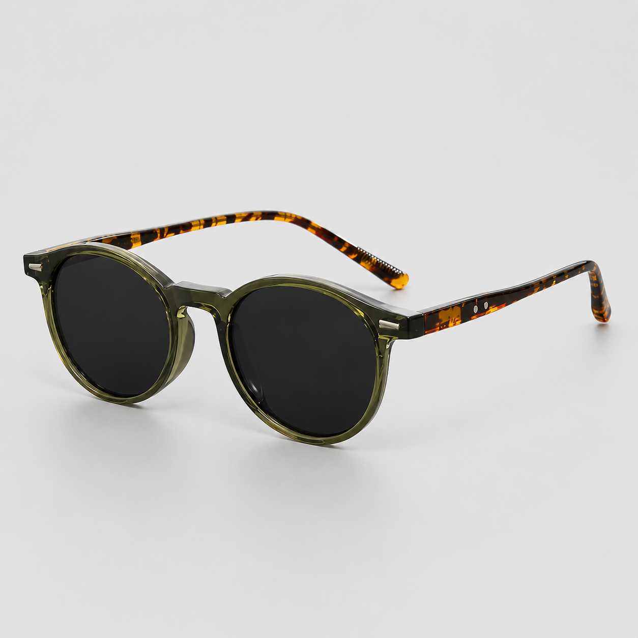 Sonnenbrille Herren Rund Retro Vollrand Outdoor