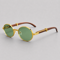 Lunettes de soleil homme rondes métal loisirs & été