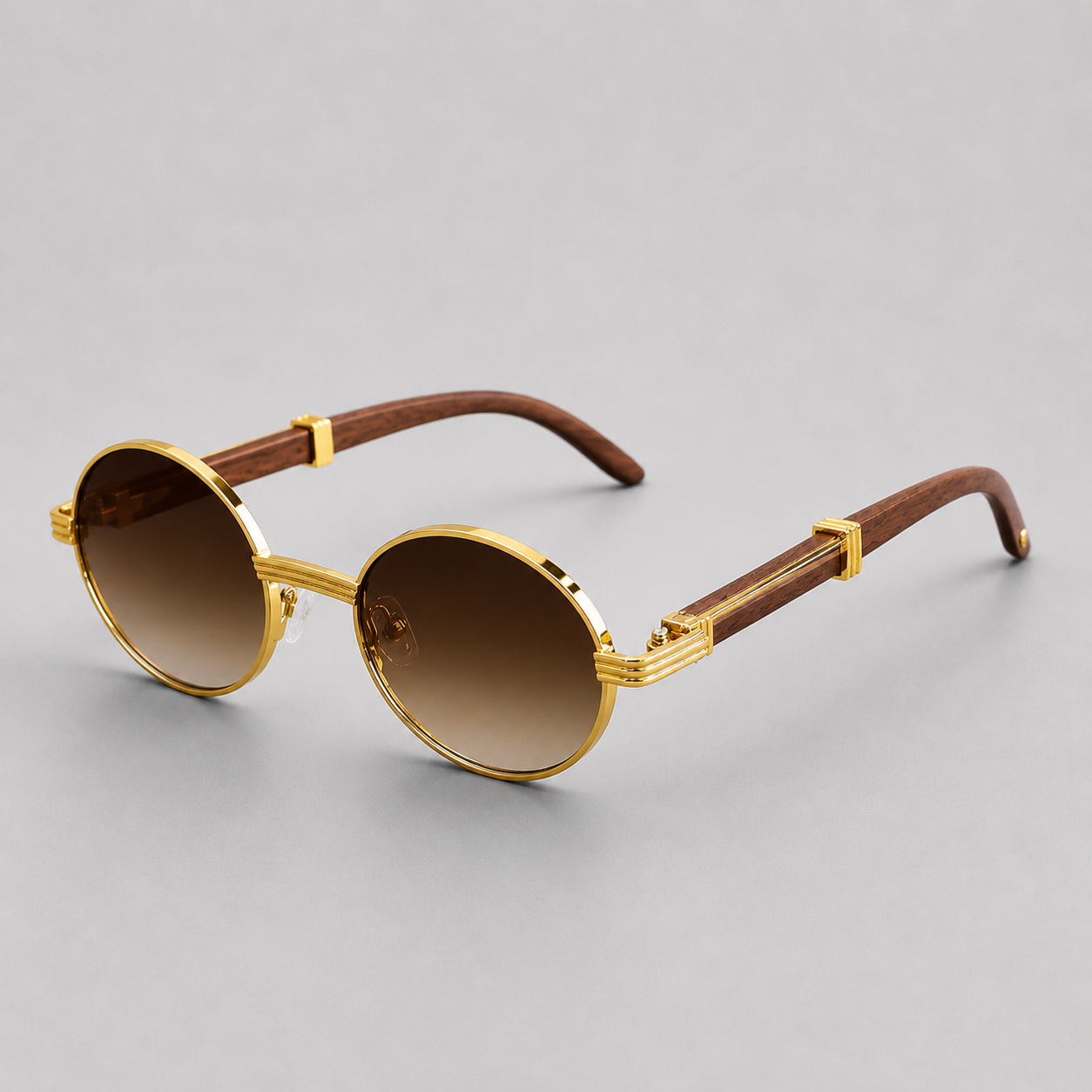 Sonnenbrille Herren Rund Metall Freizeit & Sommer