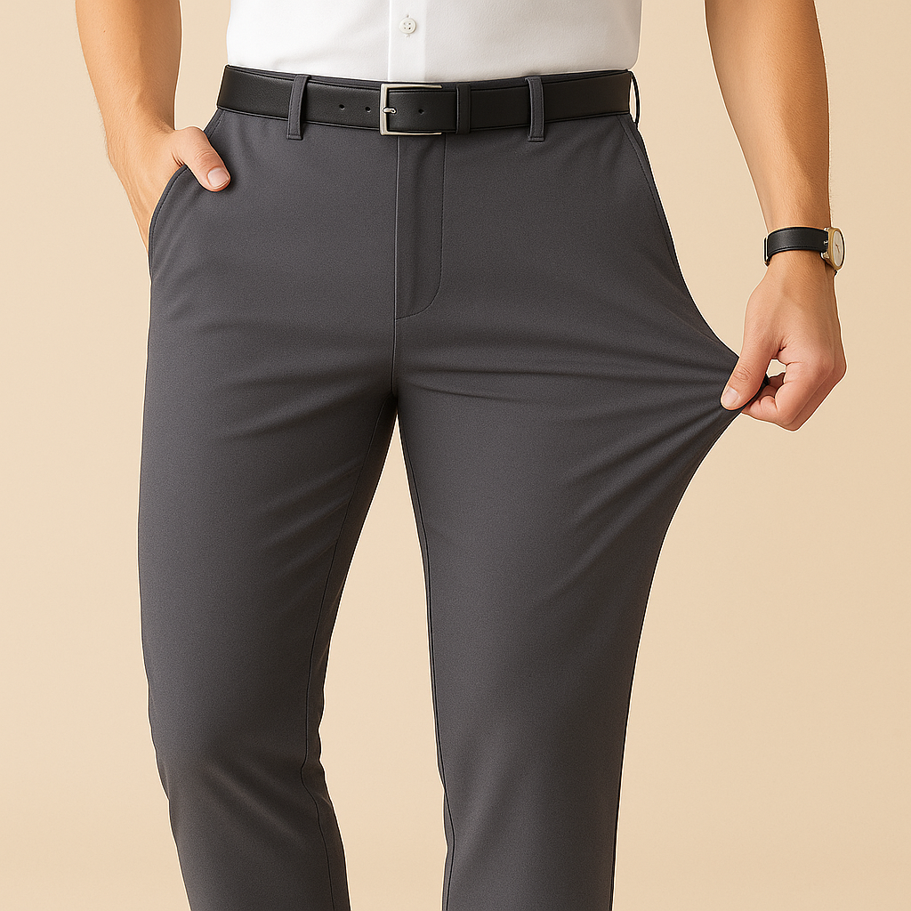 Anzughose Herren Slim Fit Business & Freizeit Plissee
