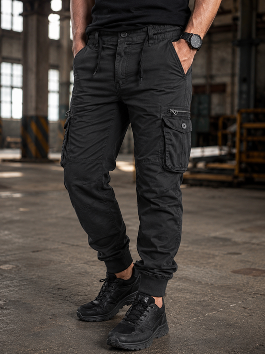 Herren Cargo Jogger Hose | Bequem, Lässig & Komfortabel für Freizeit & Alltag