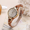 Damen Armbanduhr im Vintage-Stil mit Veganem Lederarmband