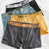 Herren Boxer Shorts Set aus Atmungsaktivem Funktionsmaterial für Alltag und Sport