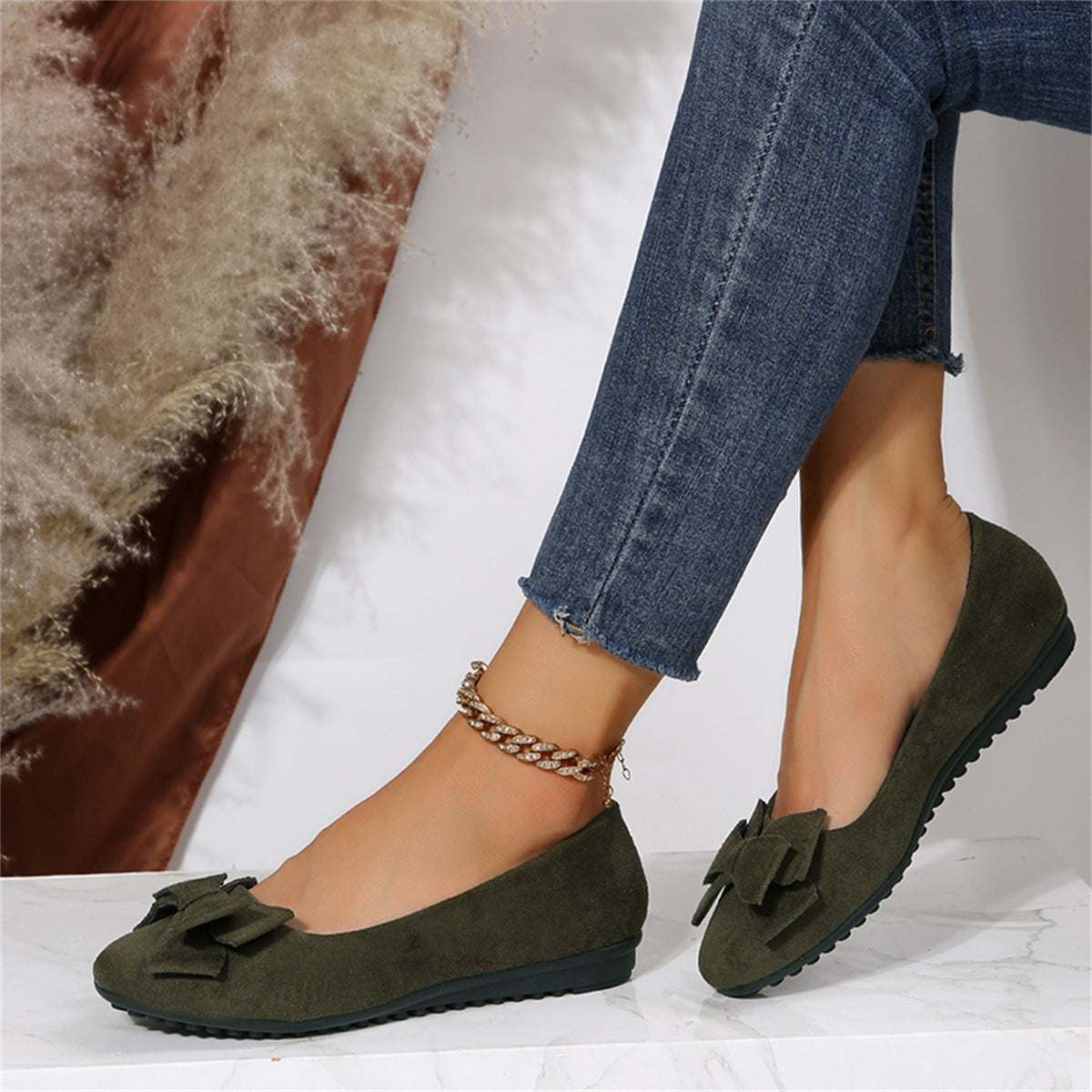 Damen Orthopädische Wildleder Komfortschuhe für Alltag & Arbeit 4