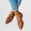 Damen Slipper aus Weichem Wildleder für Bequemen Alltag