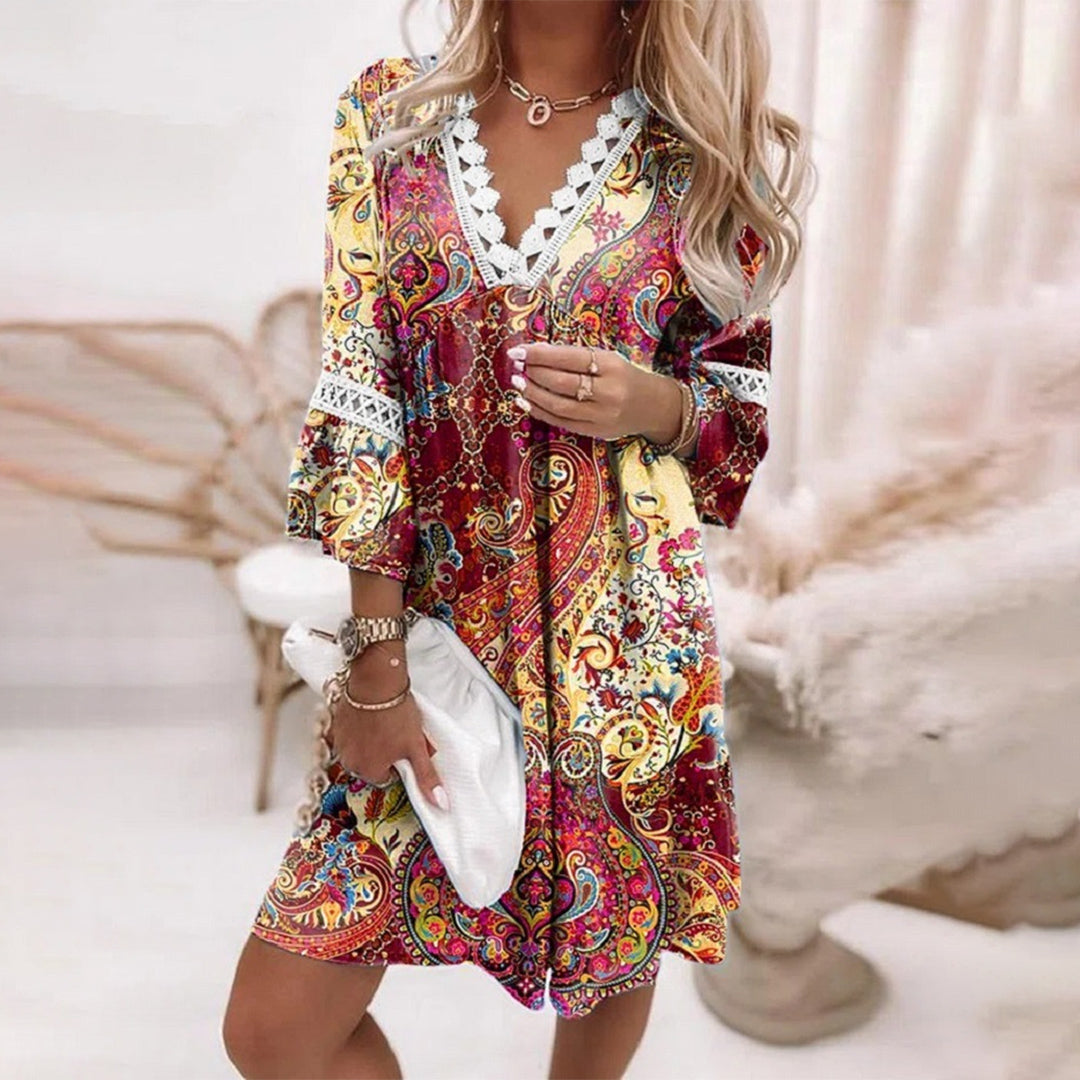 Sommerkleid Damen Locker Casual Frühling & Sommer