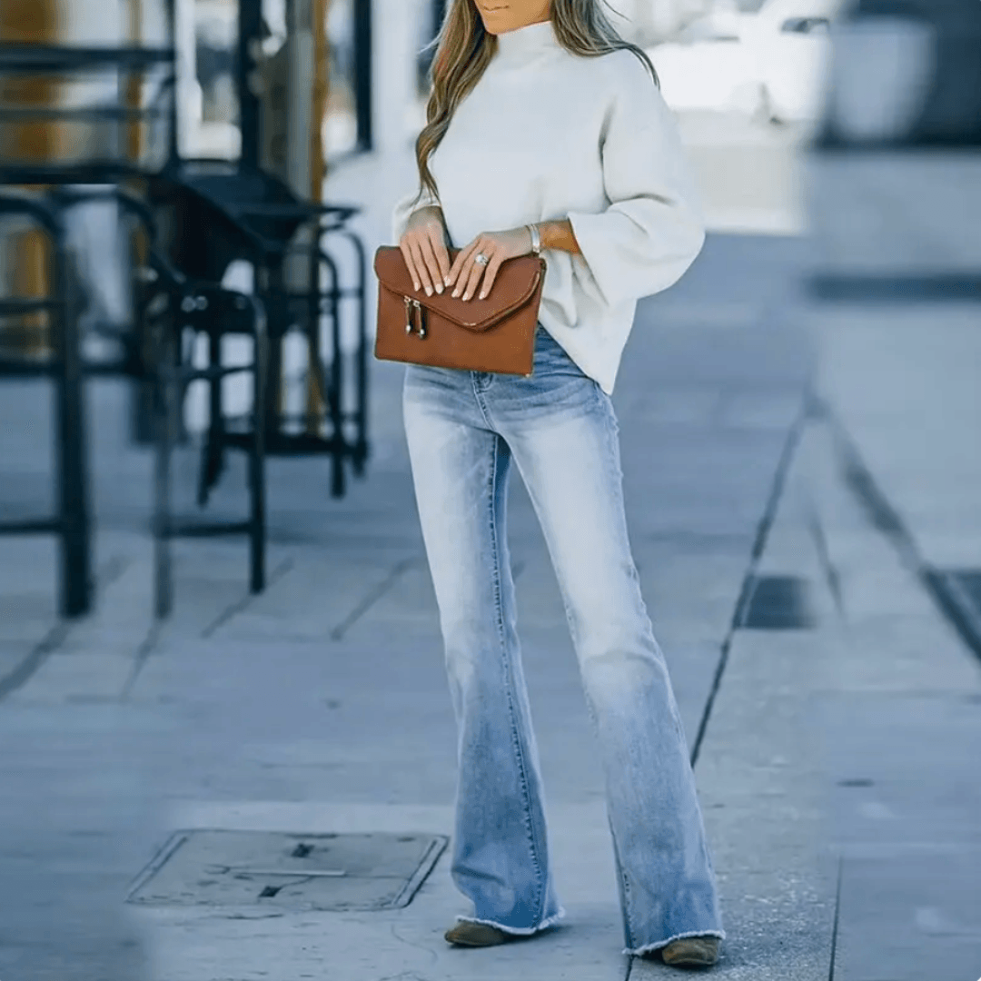 Dorothea | Damen Frühlings Jeans mit hoher Taille und geradem Schnitt 1