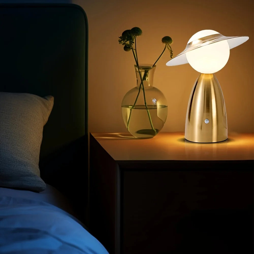 LED Tischlampe Modern Wohnzimmer Drahtloses Laden