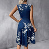 Sommerkleid Damen Regular Fit Knielang Freizeit