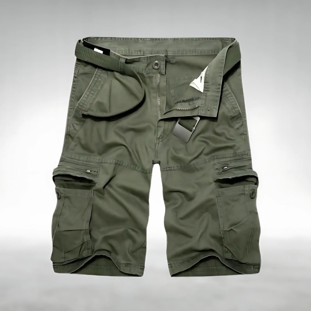 Edmund Zuverlässige Cargo-Shorts mit Gürtel und Taschen für Herren 2