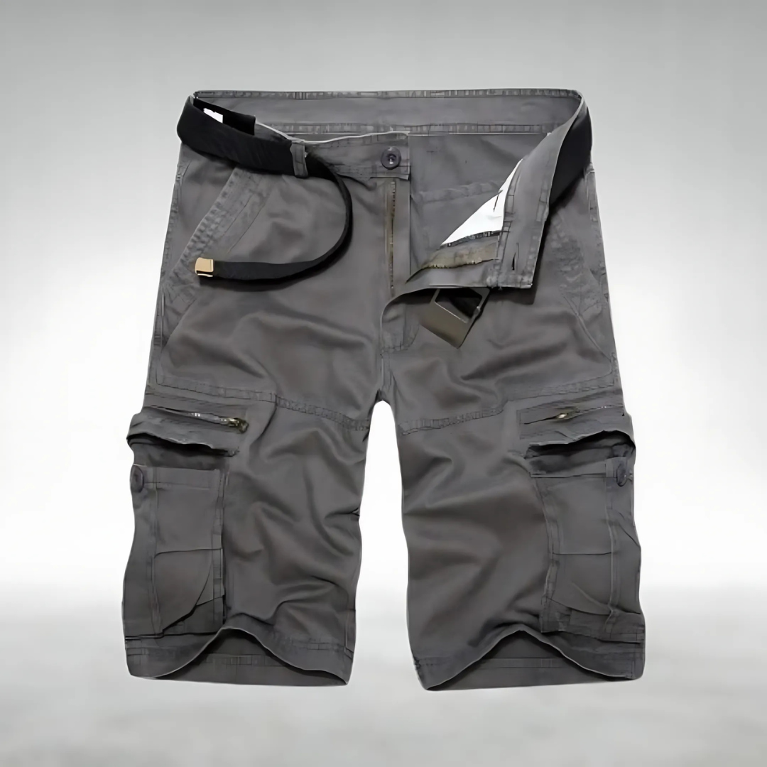 Edmund Zuverlässige Cargo-Shorts mit Gürtel und Taschen für Herren 3