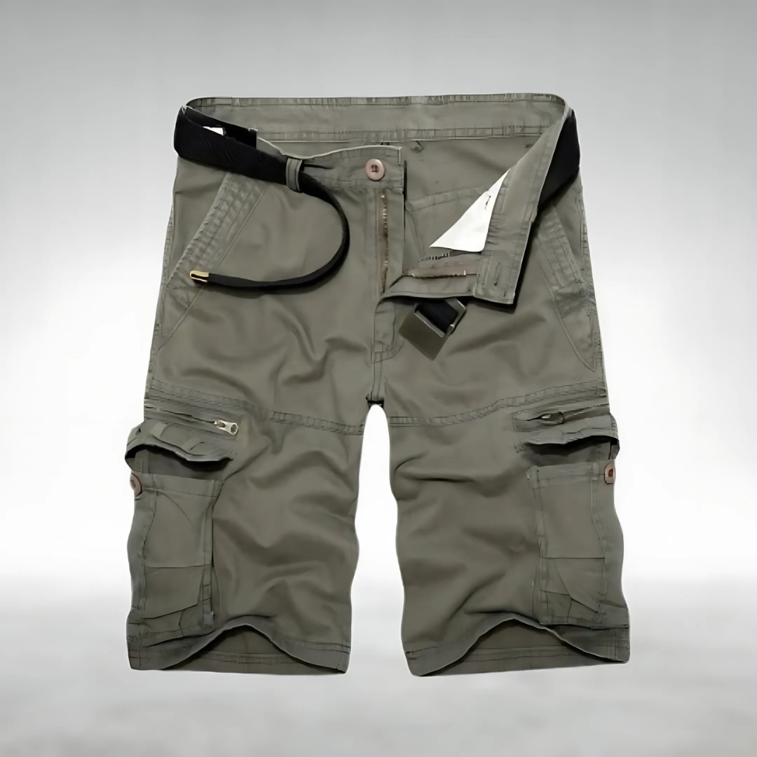 Edmund Zuverlässige Cargo-Shorts mit Gürtel und Taschen für Herren 4