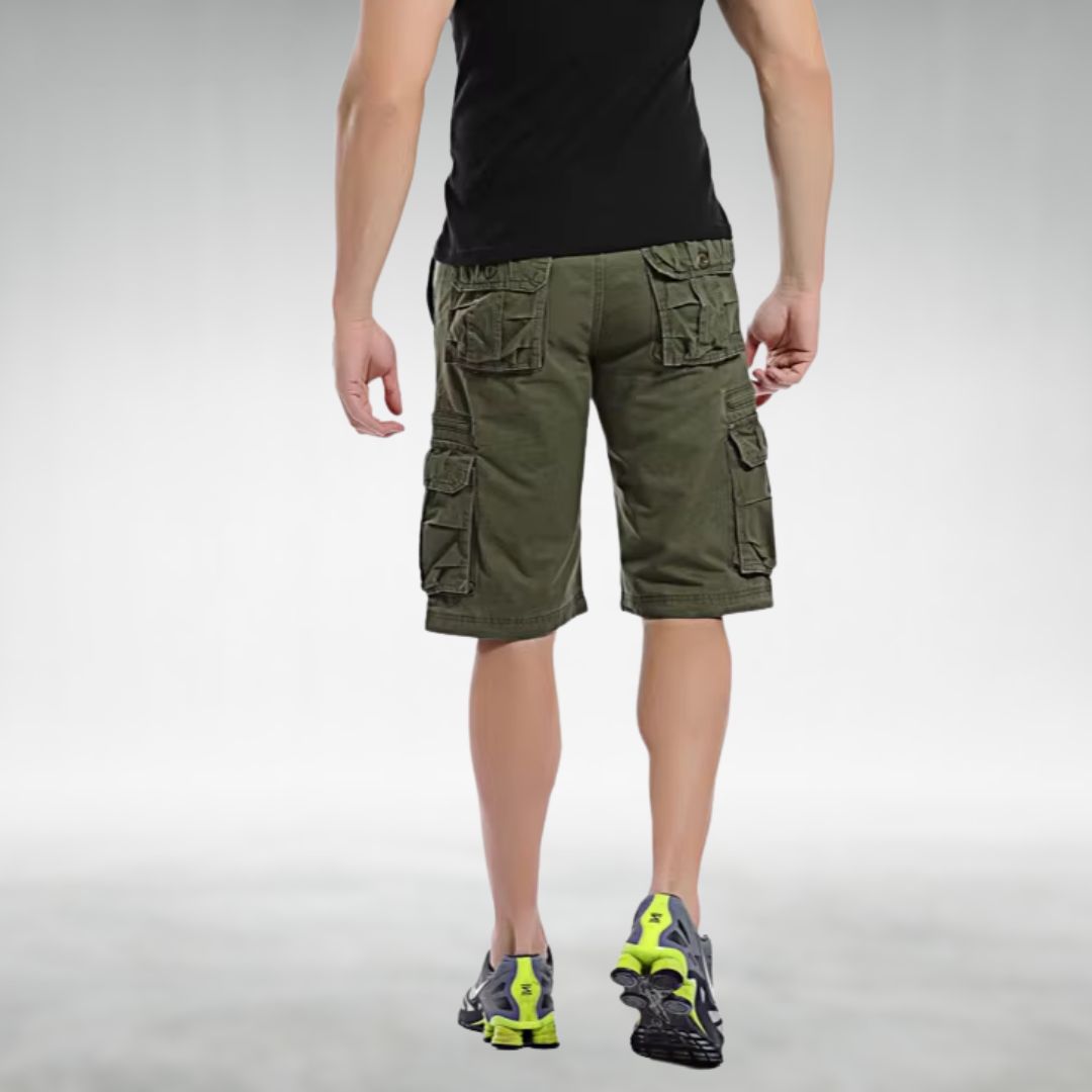 Edmund Zuverlässige Cargo-Shorts mit Gürtel und Taschen für Herren 6