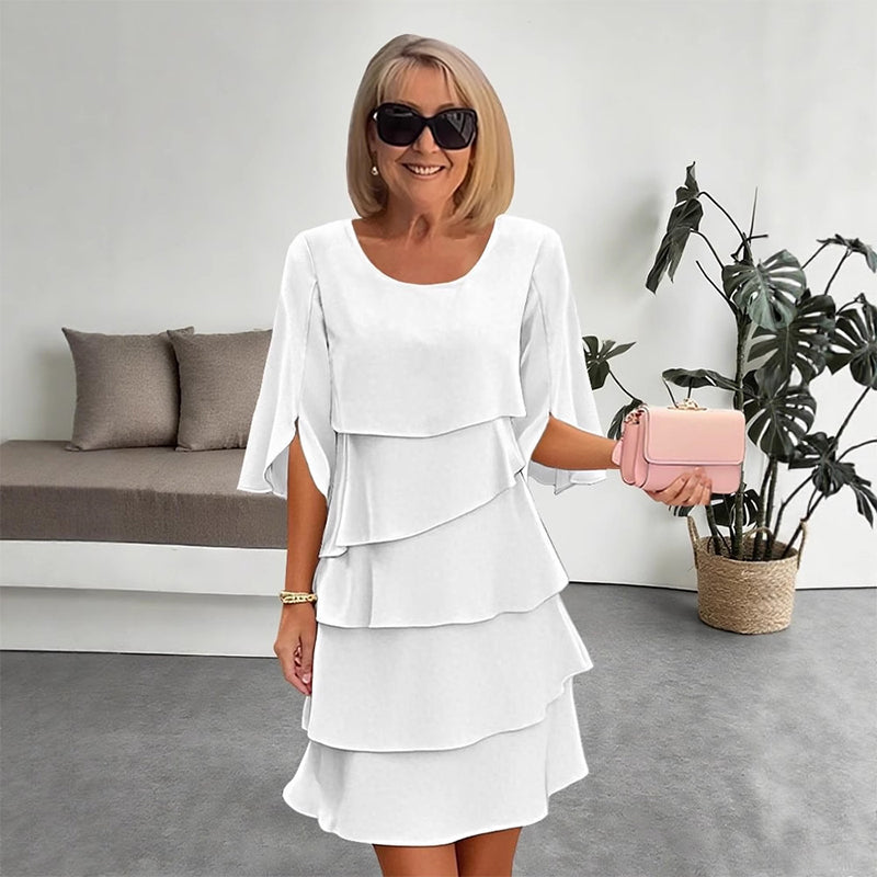 Elegante Kleider Damen | Puffärmel Kleid aus Hochwertigem Stoff | Vielseitig für Festliche Anlässe 9