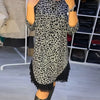Elegante Damen Kleider | Figurbetontes Leopardenmuster Kleid mit Klassischem Rundhalsausschnitt | Stilvoller Look für Alltag und besondere Anlässe