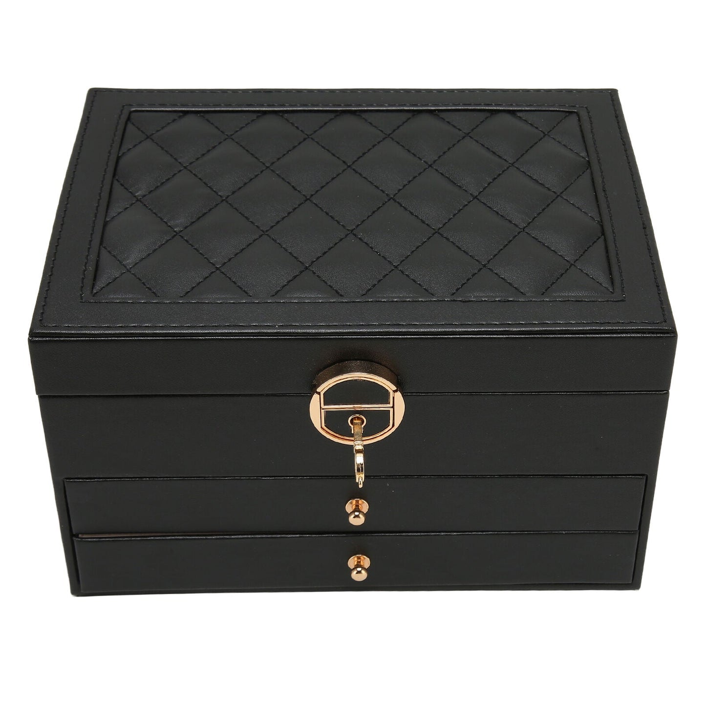 Elegante Schmuckschatulle | Mehrschichtiges Design aus Leder | Stilvolle Aufbewahrung für Ihren Schmuck 7