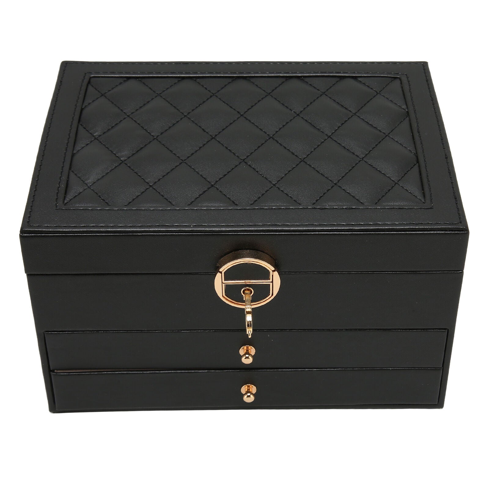 Elegante Schmuckschatulle | Mehrschichtiges Design aus Leder | Stilvolle Aufbewahrung für Ihren Schmuck 7