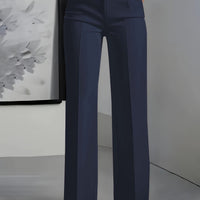 Elegante Stoffhose Damen | Hochgeschnittene Hose mit Elastischem Bund | Vielseitig für Büro und Freizeit
