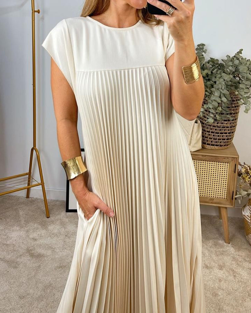 Elegantes Maxikleid | Ärmelloses Design mit Falten für Stil und Komfort | Perfekt für Sommer und Abendveranstaltungen 4