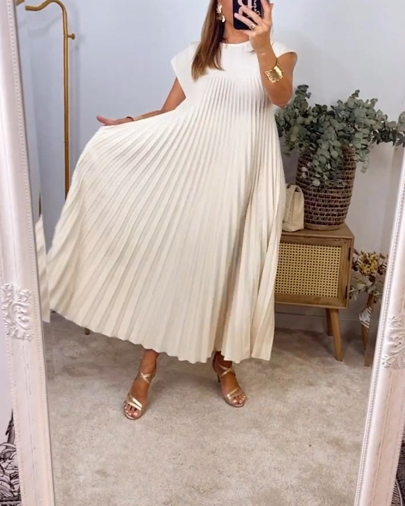 Elegantes Maxikleid | Ärmelloses Design mit Falten für Stil und Komfort | Perfekt für Sommer und Abendveranstaltungen 5