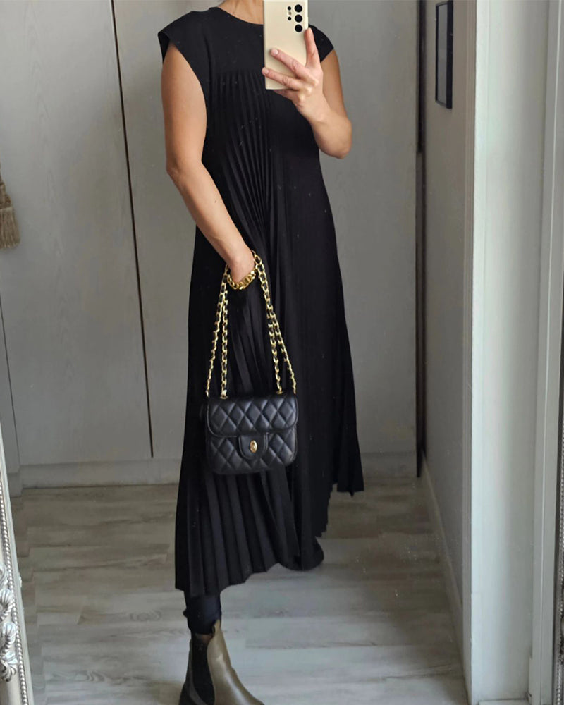 Elegantes Maxikleid | Ärmelloses Design mit Falten für Stil und Komfort | Perfekt für Sommer und Abendveranstaltungen 8