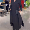 Elegantes Maxikleid für Damen | Stretch-Stoff mit Schlanker Silhouette | Vielseitig für Alltag und Feierlichkeiten