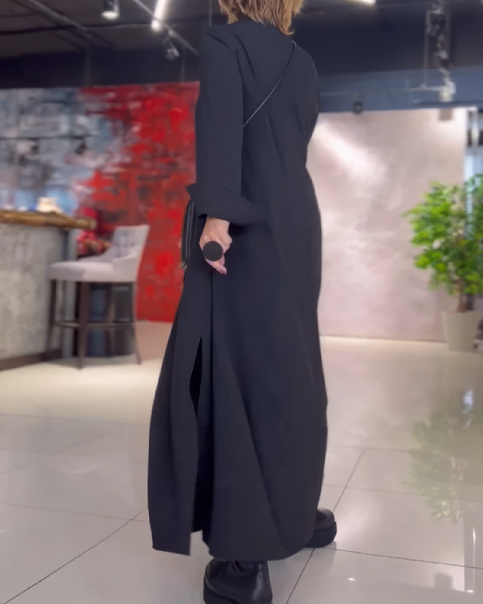 Elegantes Maxikleid für Damen | Stretch-Stoff mit Schlanker Silhouette | Vielseitig für Alltag und Feierlichkeiten 6