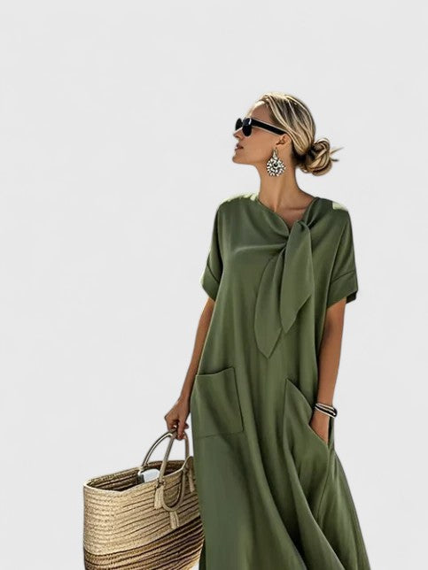 Sommerkleid Damen Maxi Regular Fit Freizeit Strand