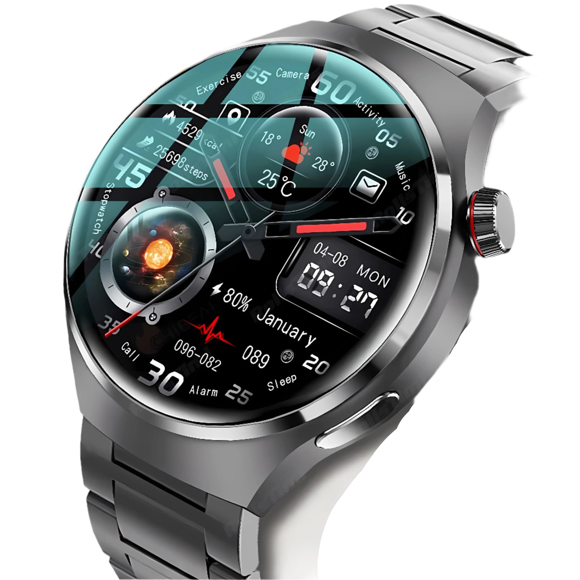 FitPulse | Smartwatch Damen mit Gesundheitsmonitor & Bluetooth-Anrufen | Stilvolles Design für Gesundheit und Kommunikation 1