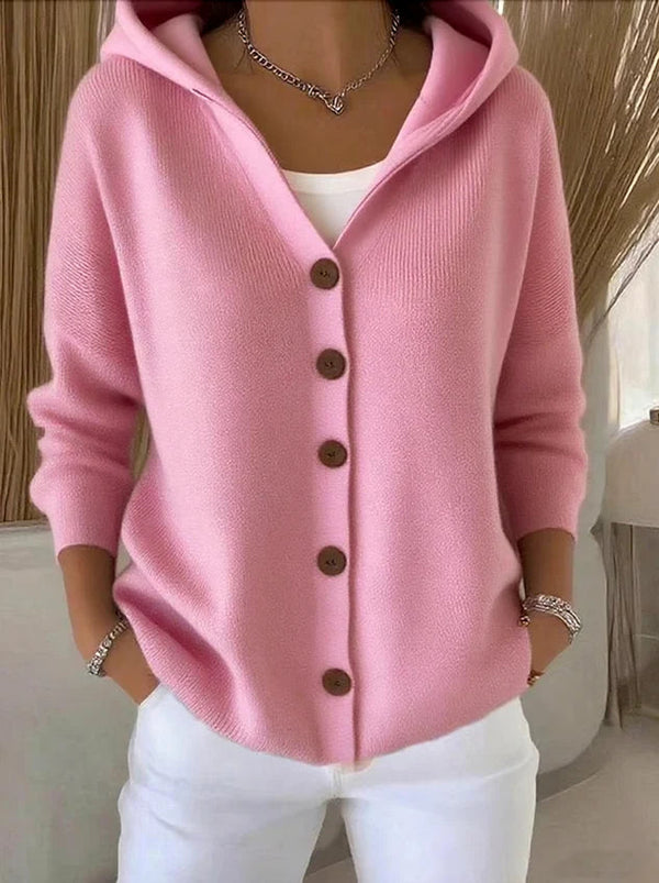 Gemütlicher Damen Cardigan mit langen Ärmeln – Leichter Stil für Alltag & Freizeit