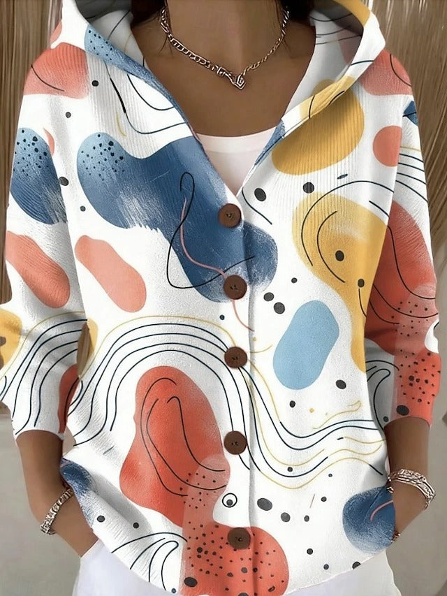 Gemütlicher Langer Cardigan Damen aus Weichem Stoff mit Vielseitigem Design | Ideal für Stil und Komfort 2